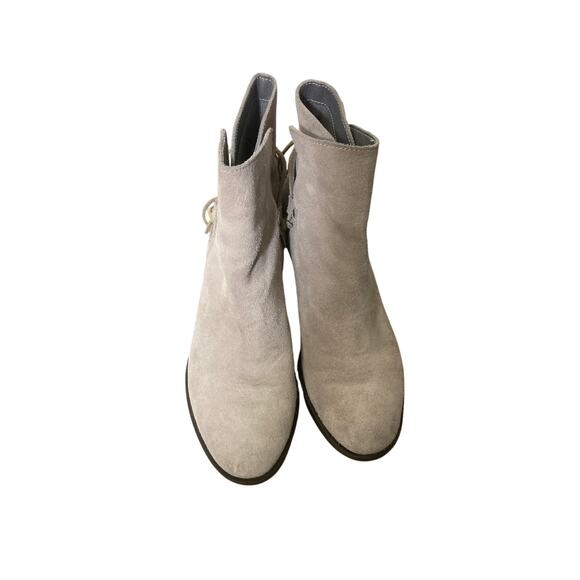 Sorel Gray Suede Ankl Bootie with Tassel Detailing Worn Once Sz 8.5 - Picture 1 of 4